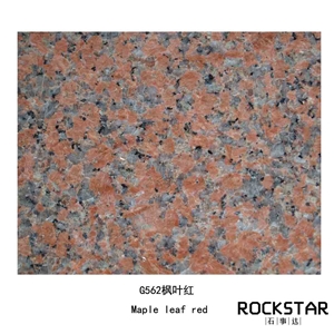 Cheap China Maple Leaf Red- Polished/Flamed/Bush Hammered Granite