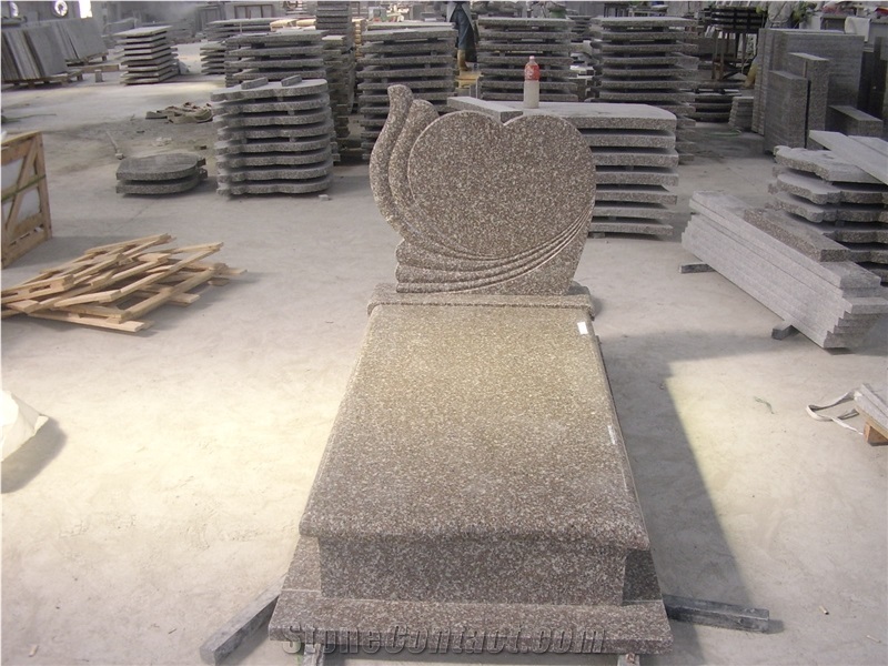 Monument & Tombstone Im06, G664 Pink Granite Monument & Tombstone