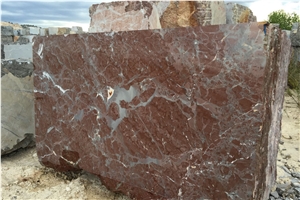 Rojo Cehegin Marble Blocks