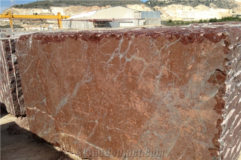 Rojo Sultan Marble Blocks