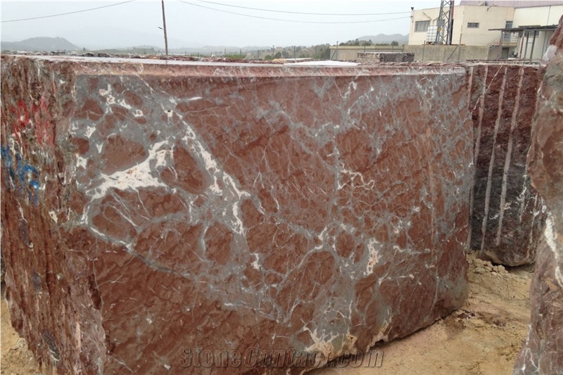 Rojo Sultan Marble Blocks