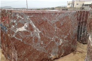 Rojo Sultan Marble Blocks
