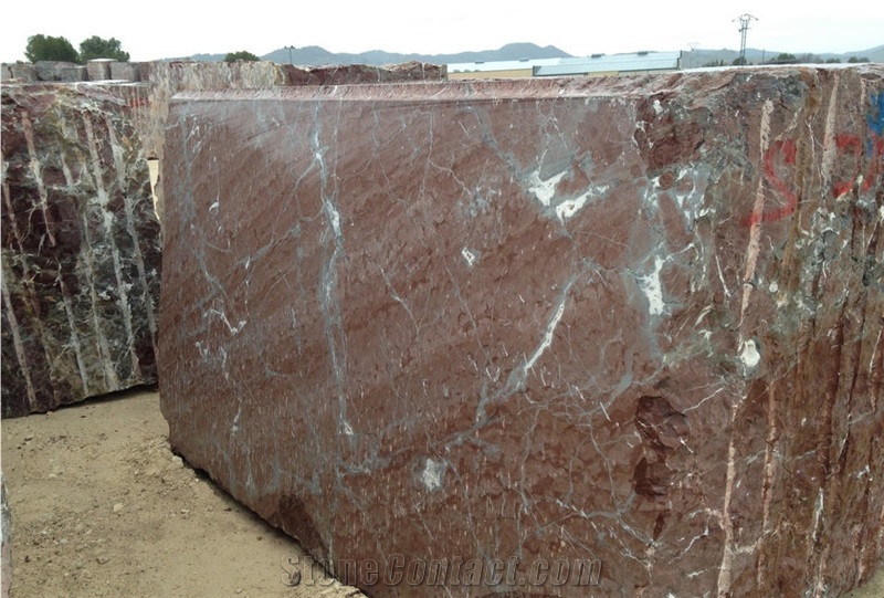 Rojo Sultan Marble Blocks
