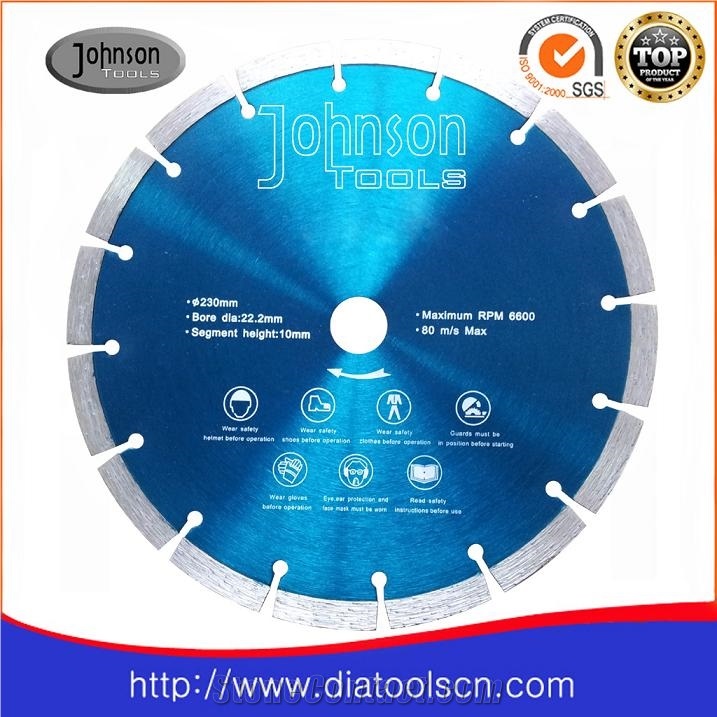 Cutting Saw Bade:230mmsintered Segment Saw Blade
