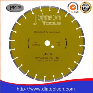 Diamond Tool: 350mm Sintered Segment Saw Blade