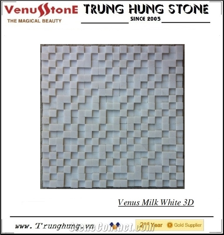 Vietnam 3d White Wall Panel