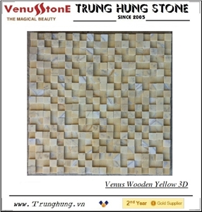 Vietnam 3D Yellow Wall Panel Vietnam 3D Yellow Wall Panel