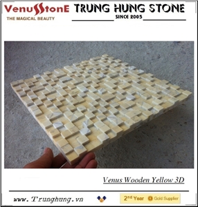 Vietnam 3D Yellow Wall Panel