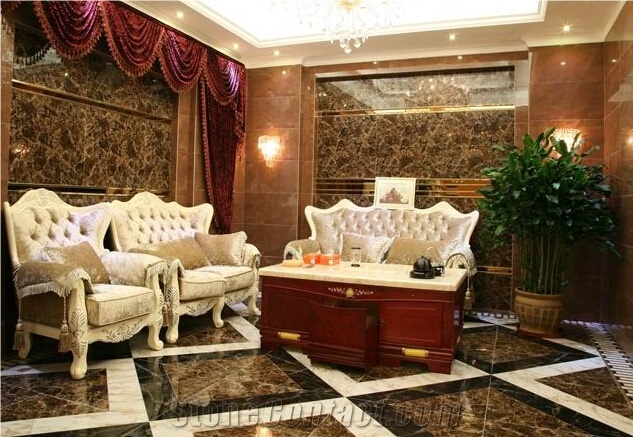 Dark Emperador Marble Tiles & Slabs,Dark Emperador Brown Marble