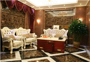 Dark Emperador Marble Tiles & Slabs,Dark Emperador Brown Marble