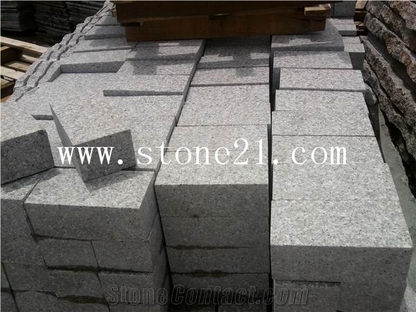 G635 Anxi Red Granite Pavers, Chinese Padang Pink Paving Stone
