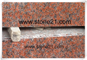 Maple Red Granite Tiles and Slabs, China Red Granite Slabs