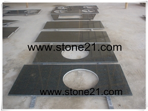 Pearl Green Granite Countertop, High Quality Of Green Pearl Granite