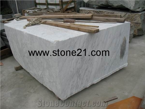 Volakas Marble Blocks, Greece White Marble