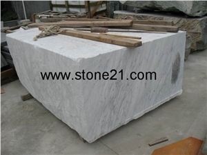 Volakas Marble Blocks, Greece White Marble Volakas Marble Blocks, Greece White Marble