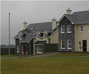 Grey Slate Roofing Tiles Project, Roof Project