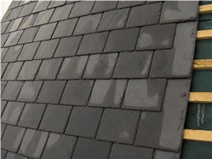 Grey Slate Roofing Tiles Project, Roof Project