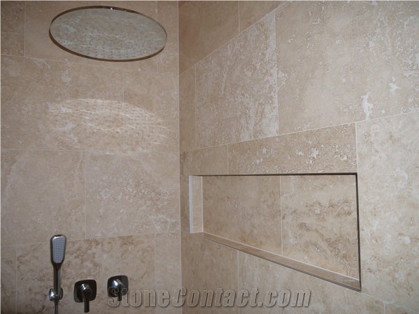 Classic Light Travertine Polished Wall and Floor Tiles
