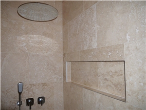 Classic Light Travertine Polished Wall and Floor Tiles