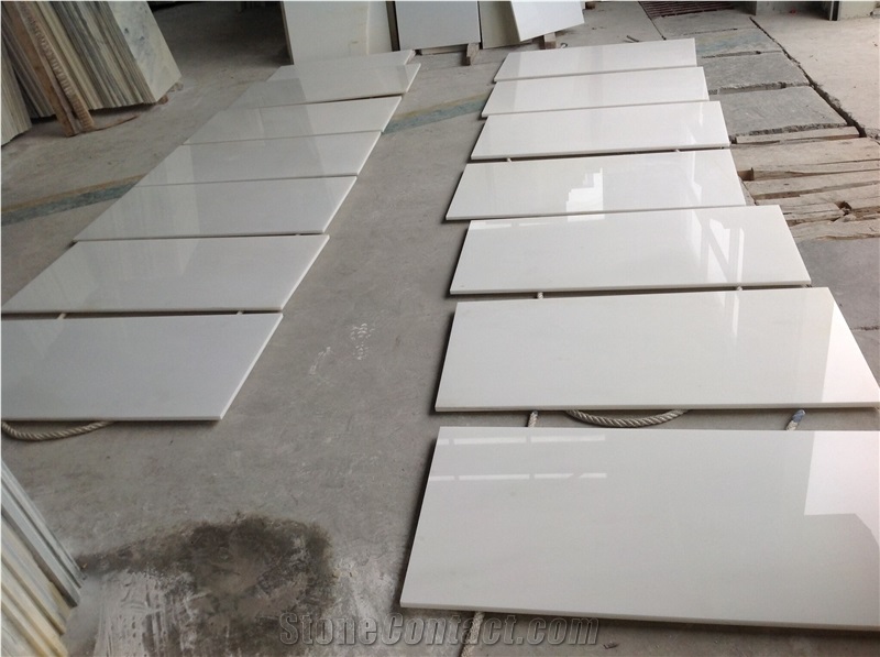 China Calacatta Oro Pure White Snow Marble Slabs, High Glossy Tile, China Absolute White Marble Panel Translucent for Bathroom Walling,Floor Covering