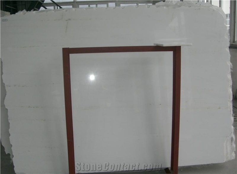China Calacatta Oro Pure White Snow Marble Slabs, High Glossy Tile, China Absolute White Marble Panel Translucent for Bathroom Walling,Floor Covering