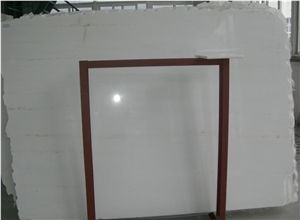 China Calacatta Oro Pure White Snow Marble Slabs, High Glossy Tile, China Absolute White Marble Panel Translucent for Bathroom Walling,Floor Covering