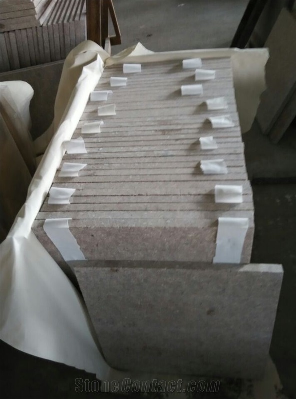 G611 Cherry Red Almond Mauve Granite,Formosa Red Granite Wall Cladding Panel,Airport Floor Covering Pattern Garden Exterior Stone