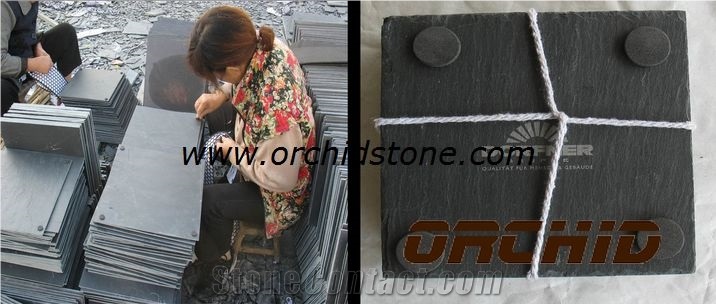 Engraved Slate Dining Mats