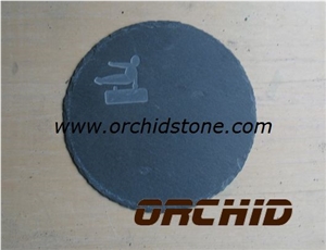 Etched Slate Dining Mats