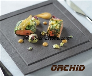 Etched Slate Dinner Mats