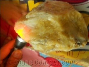 Pyrophyllite Yellow Soapstone Quarry Rocks