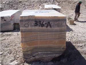 Onyx Ambra Blocks, Yellow Onyx Mexico Blocks