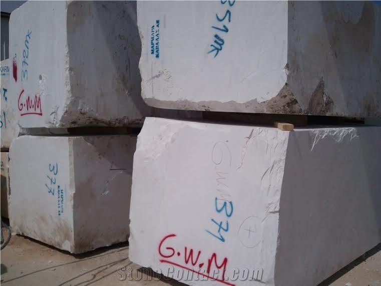 Kavala White Marble Blocks