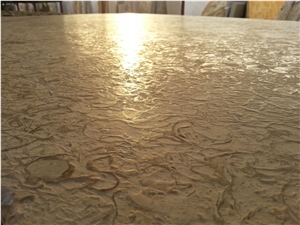 Shell Rhapsody Beige Slabs & Tiles, Shell Stone Beige Limestone Tiles