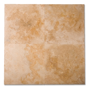 Filled and Honed Patara Light Travertine Tiles