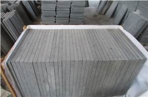 Black Basalt G684 Flamed Tile, China Black Basalt