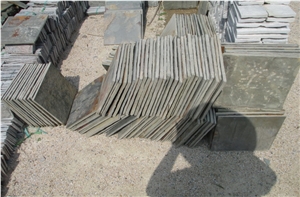 China Cheap Popular Rustic Rusty Brown Slate Natural Split Tiles/Slabs Cut to Size, Grey Wall Stone Cladding, Outdoor Flooring Covering Decoration, Slate Pattern Exterior, Quarry Owner