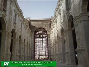 Arabescato White Marble Building Ornaments