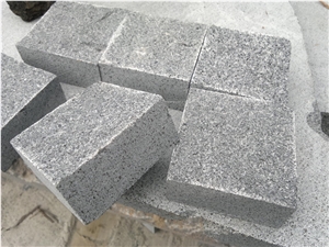 G654 Cube, G654 Paving Stone, Padang Dark Grey Granite Cube Stone & Pavers