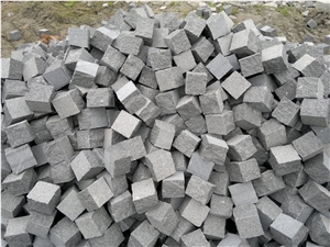 G654 Cube, G654 Paving Stone, Padang Dark Grey Granite Cube Stone & Pavers
