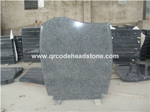 G654 Headstone, G654 Gravestone, G654 Tombstone, Dark Grey Monument, G654 Granite Gravestone