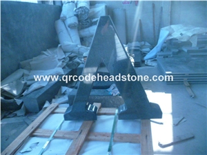 G654 Headstone, G654 Gravestone, G654 Tombstone, Dark Grey Monument, G654 Granite Gravestone