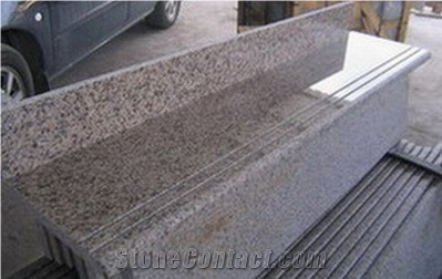 Granite Polished Stairs Building Stones, Grey Granite Stairs & Steps
