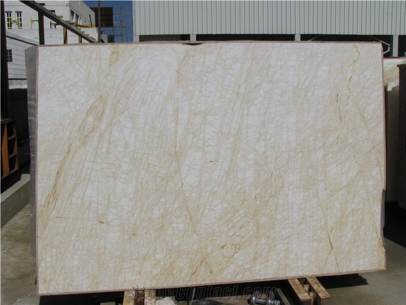 Golden Spider Marble Slabs & Tiles, Greece Yellow Marble