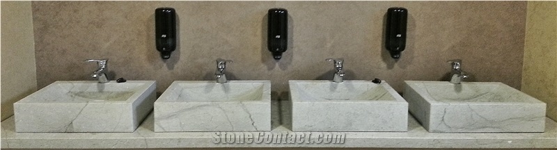 Transylvania Silver Grey Limestone Sinks & Basins