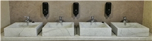 Transylvania Silver Grey Limestone Sinks & Basins