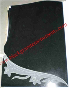 China Absolute Black Polished Monument & Tombstone, China Shanxi Black Polished Monument & Tombstone, China Absolute Black Polished Memorials & Headstones, Russian Style
