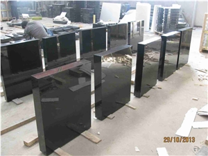 China Absolute Black Polished Monument & Tombstone, China Shanxi Black Polished Monument & Tombstone, China Absolute Black Polished Memorials & Headstones, Uk Style