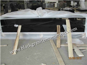 China Absolute Black Polished Monument & Tombstone, China Shanxi Black Polished Monument & Tombstone, China Absolute Black Polished Memorials & Headstones, Uk Style