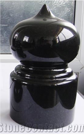 China Absolute Black Polished Turned Vases, China Shanxi Black Polished Turned Vases
